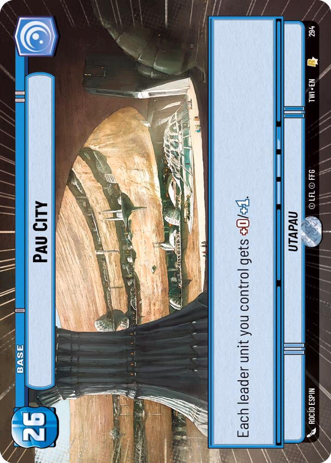 Pau City - Utapau TWI-294 Hyperspace Star Wars Unlimited card
