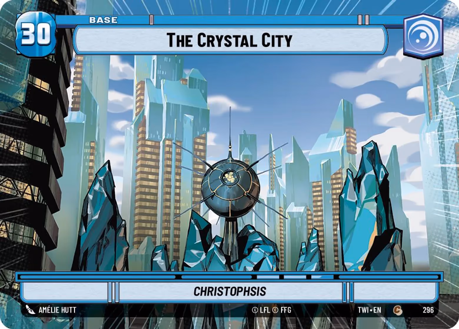 The Crystal City - Christophsis TWI-296 Hyperspace Star Wars Unlimited card
