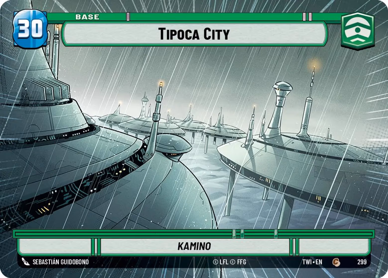 Tipoca City - Kamino TWI-299 Hyperspace Star Wars Unlimited card