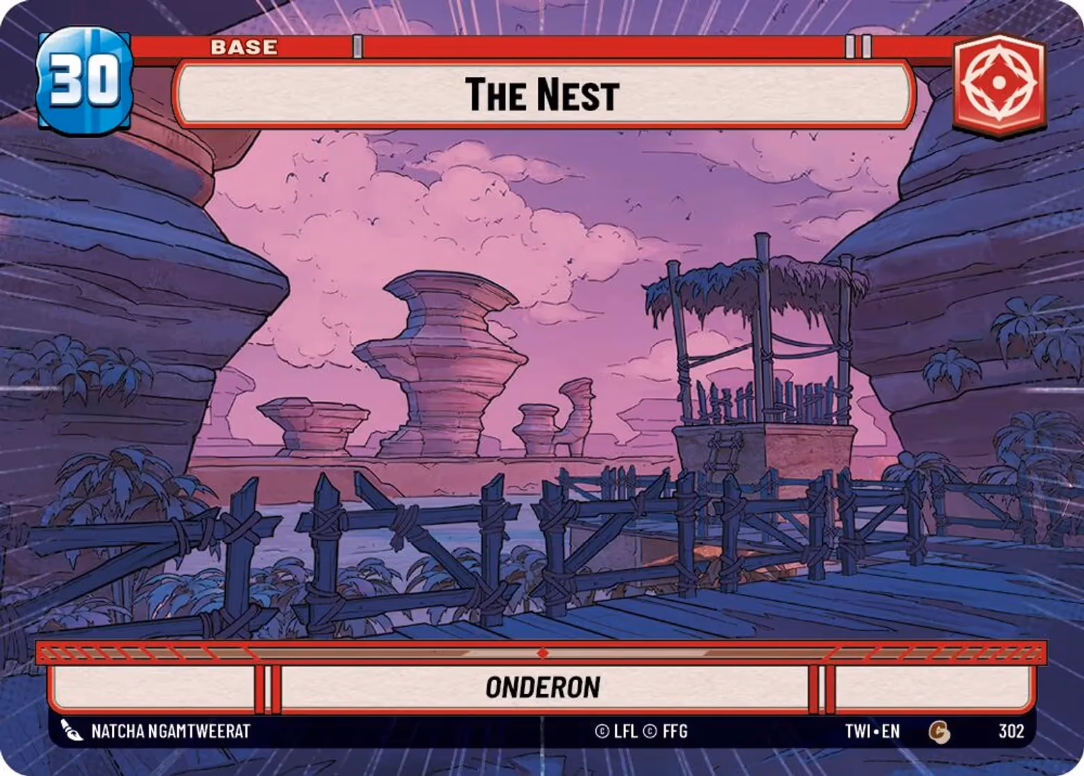 The Nest - Onderon TWI-302 Hyperspace Star Wars Unlimited card