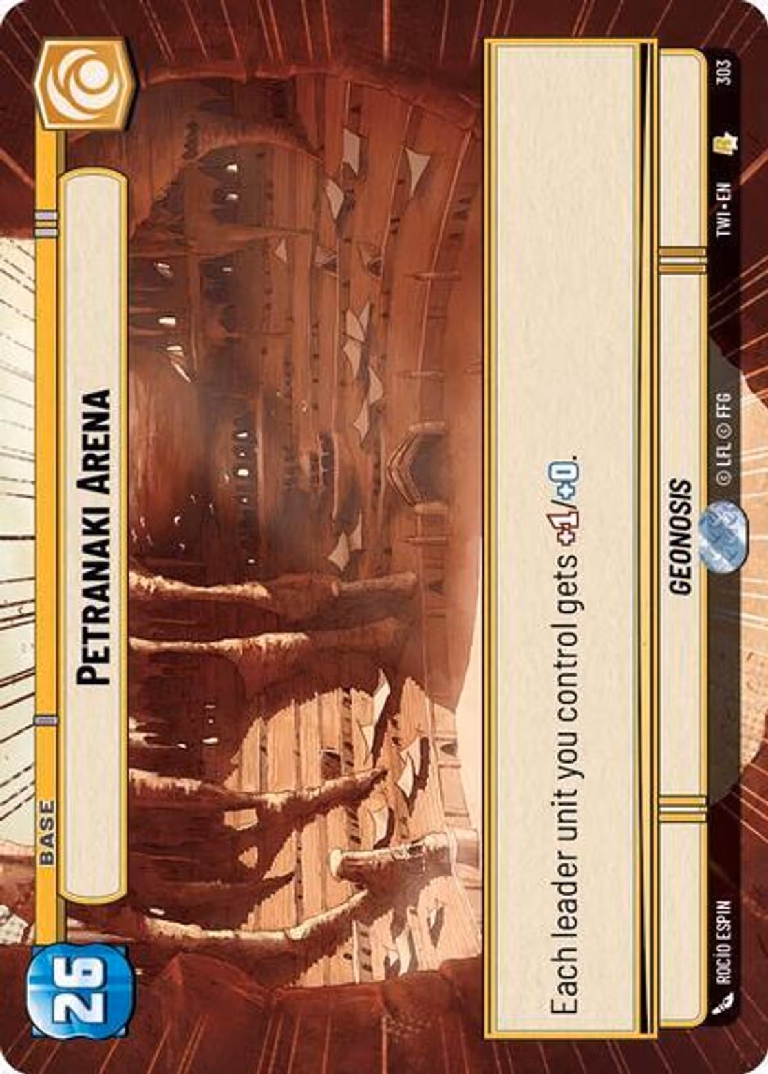 Petranaki Arena - Geonosis TWI-303 Hyperspace Star Wars Unlimited card