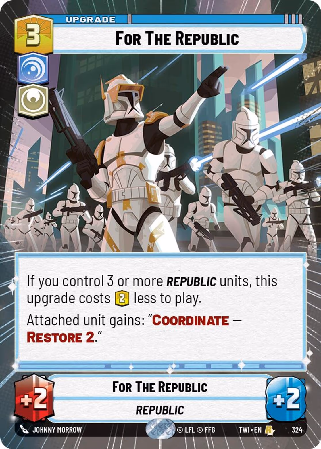 For The Republic TWI-324 Hyperspace Star Wars Unlimited card