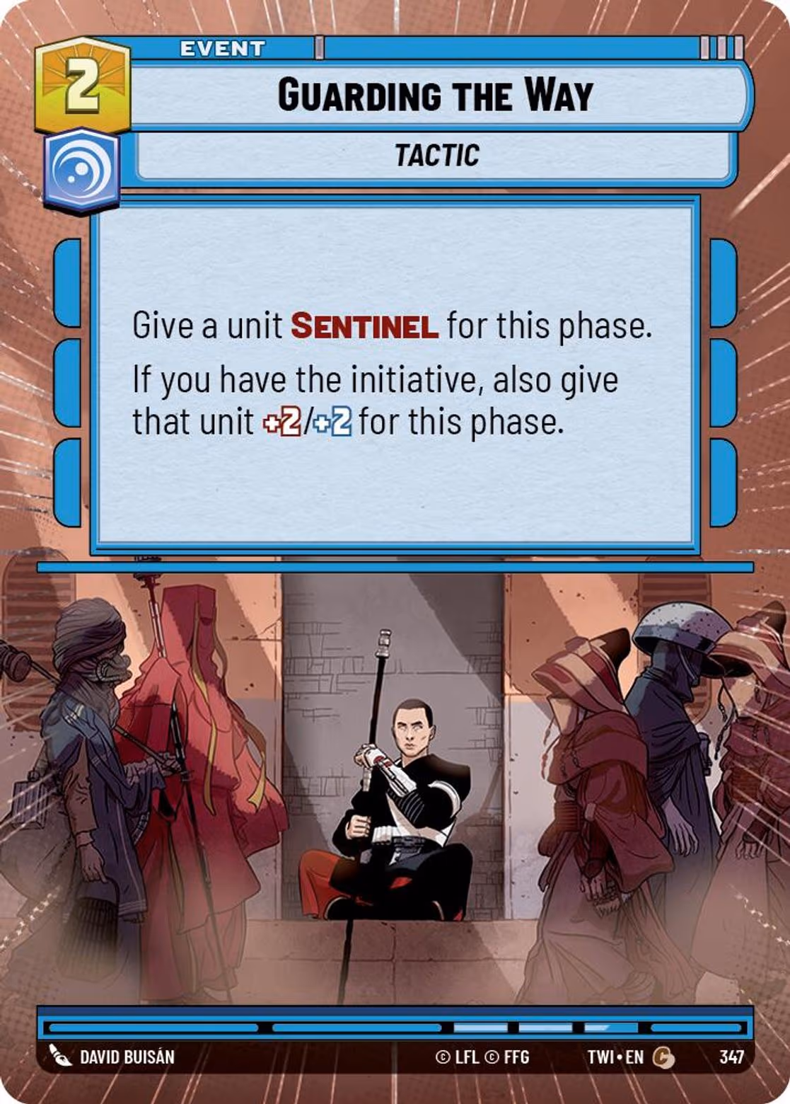 Guarding the Way TWI-347 Hyperspace Star Wars Unlimited card