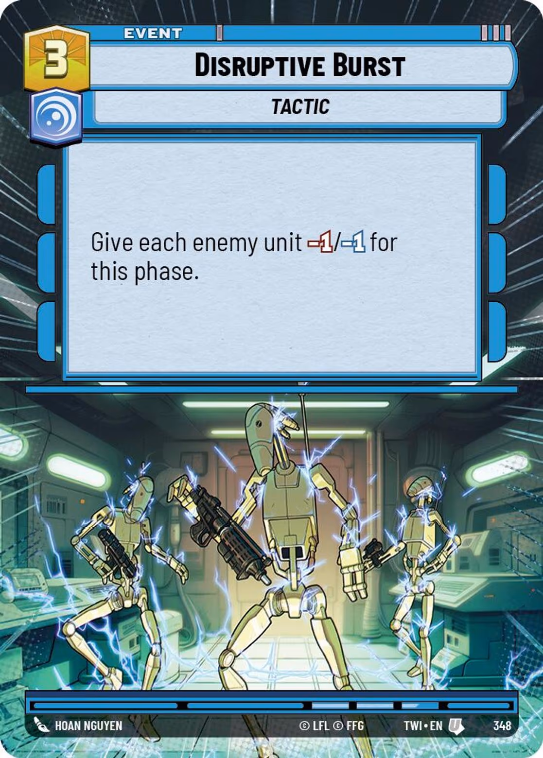 Disruptive Burst TWI-348 Hyperspace Star Wars Unlimited card