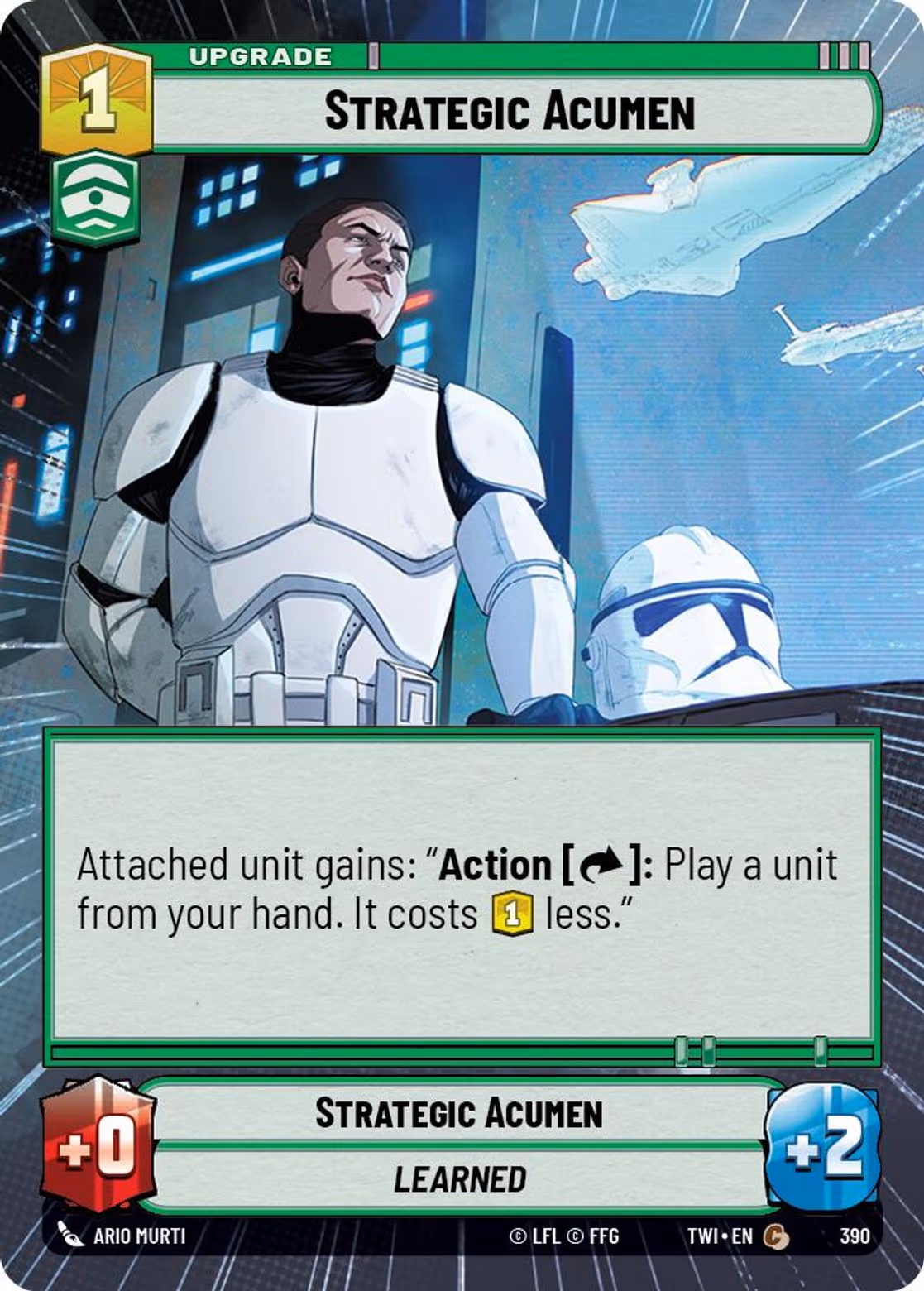 Strategic Acumen TWI-390 Hyperspace Star Wars Unlimited card