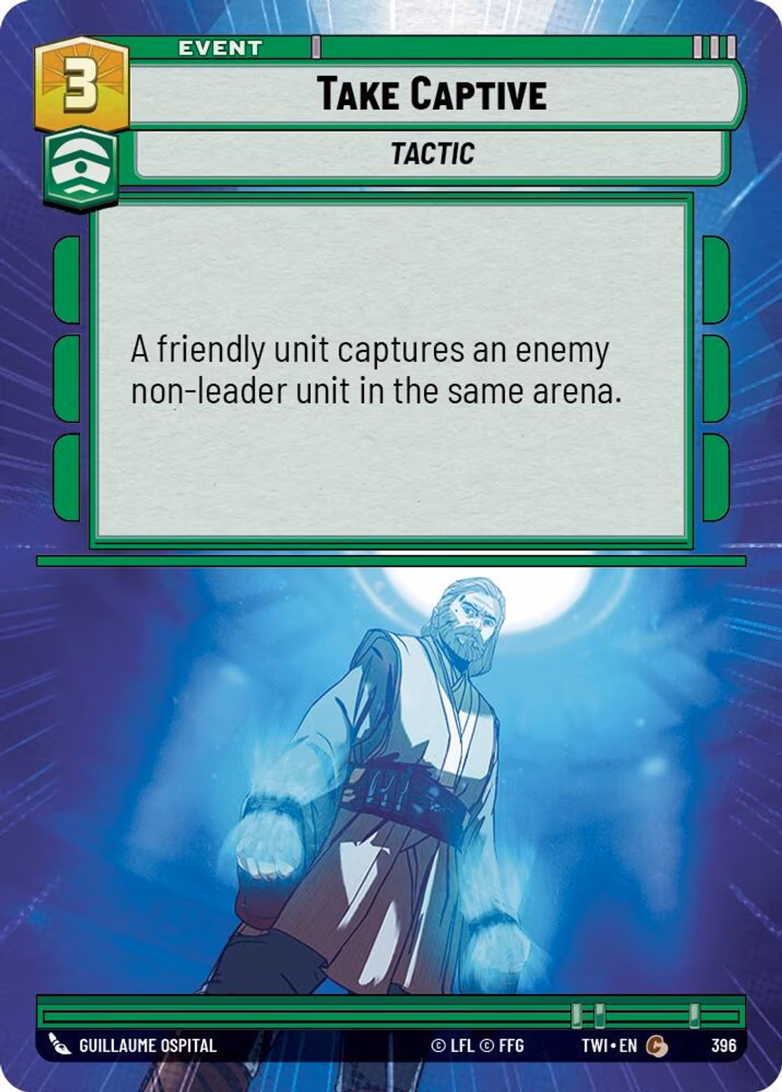 Take Captive TWI-396 Hyperspace Star Wars Unlimited card