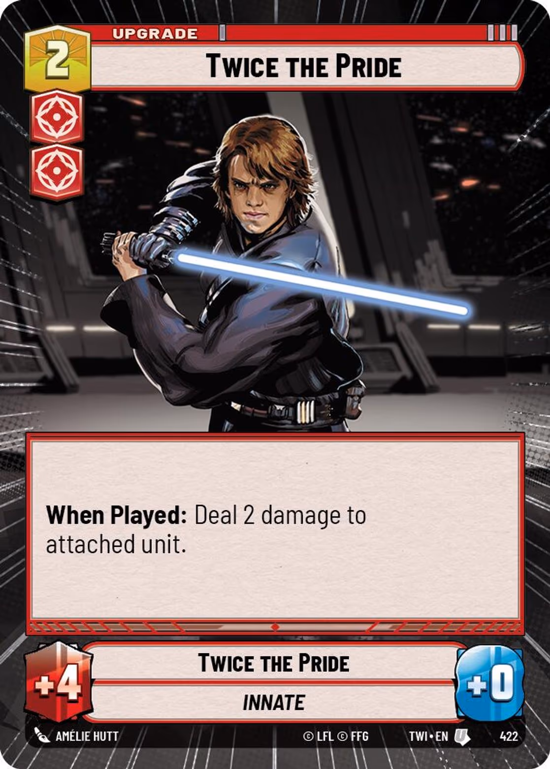 Twice the Pride TWI-422 Hyperspace Star Wars Unlimited card