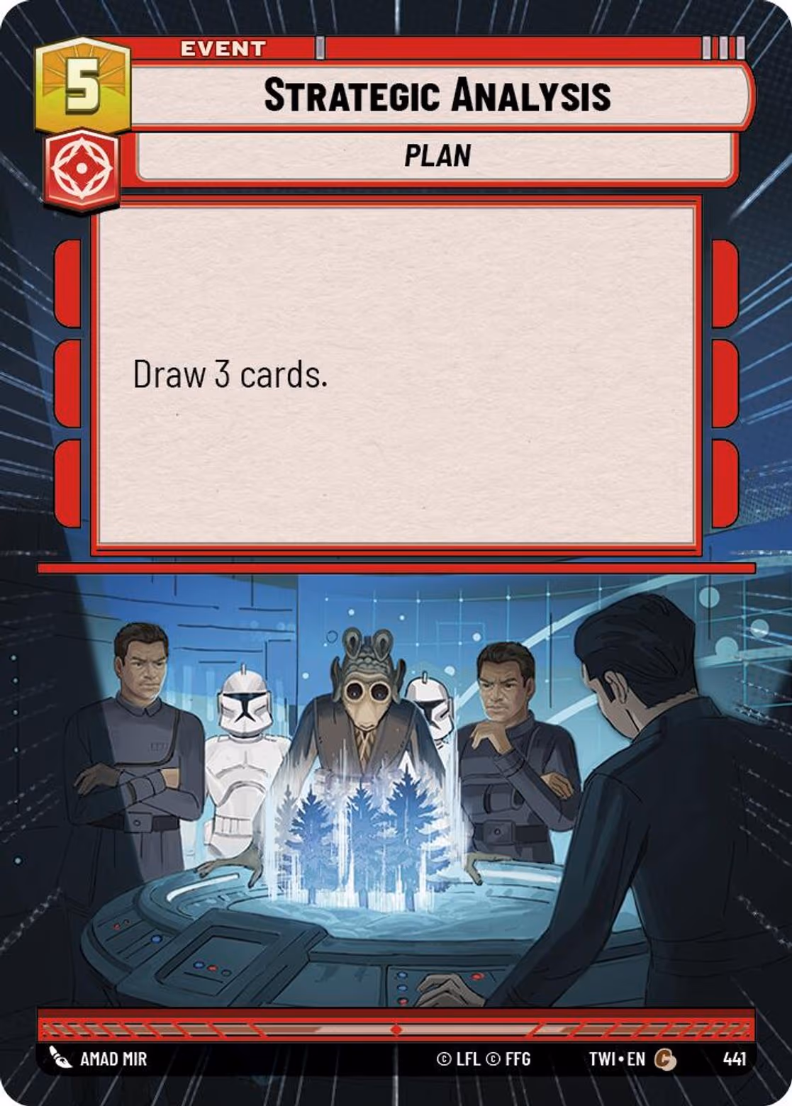 Strategic Analysis TWI-441 Hyperspace Star Wars Unlimited card