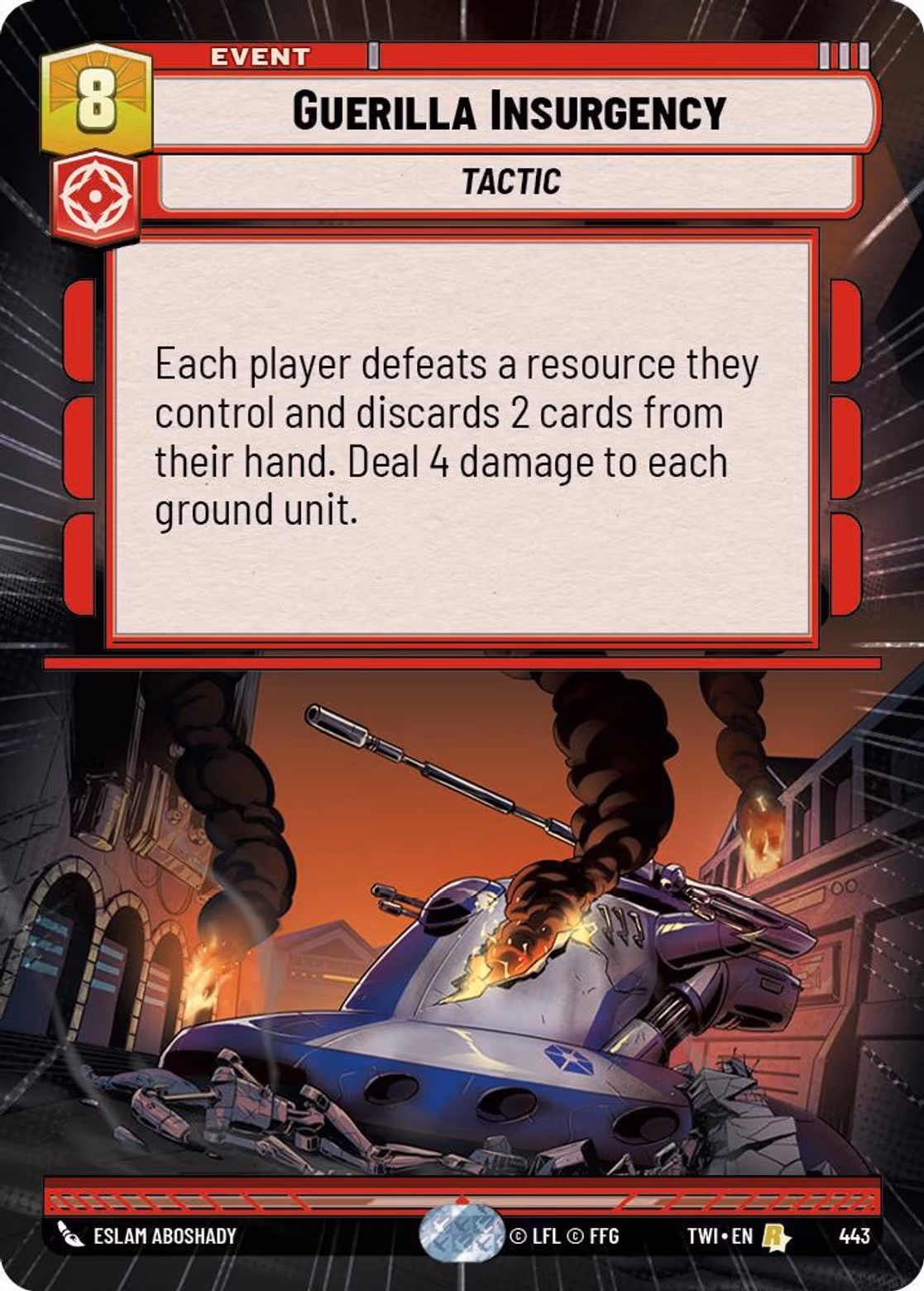 Guerilla Insurgency TWI-443 Hyperspace Star Wars Unlimited card