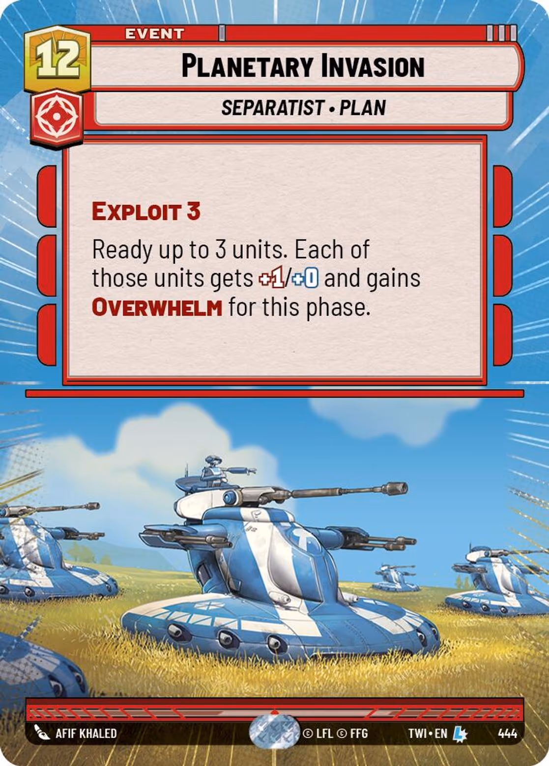 Planetary Invasion TWI-444 Hyperspace Star Wars Unlimited card