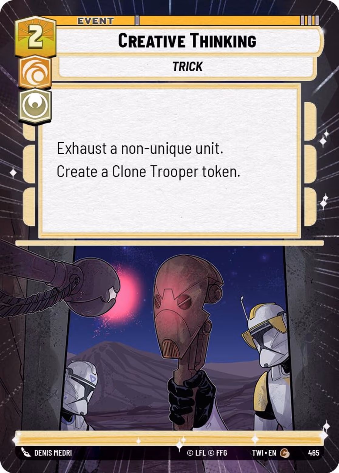 Creative Thinking TWI-465 Hyperspace Star Wars Unlimited card
