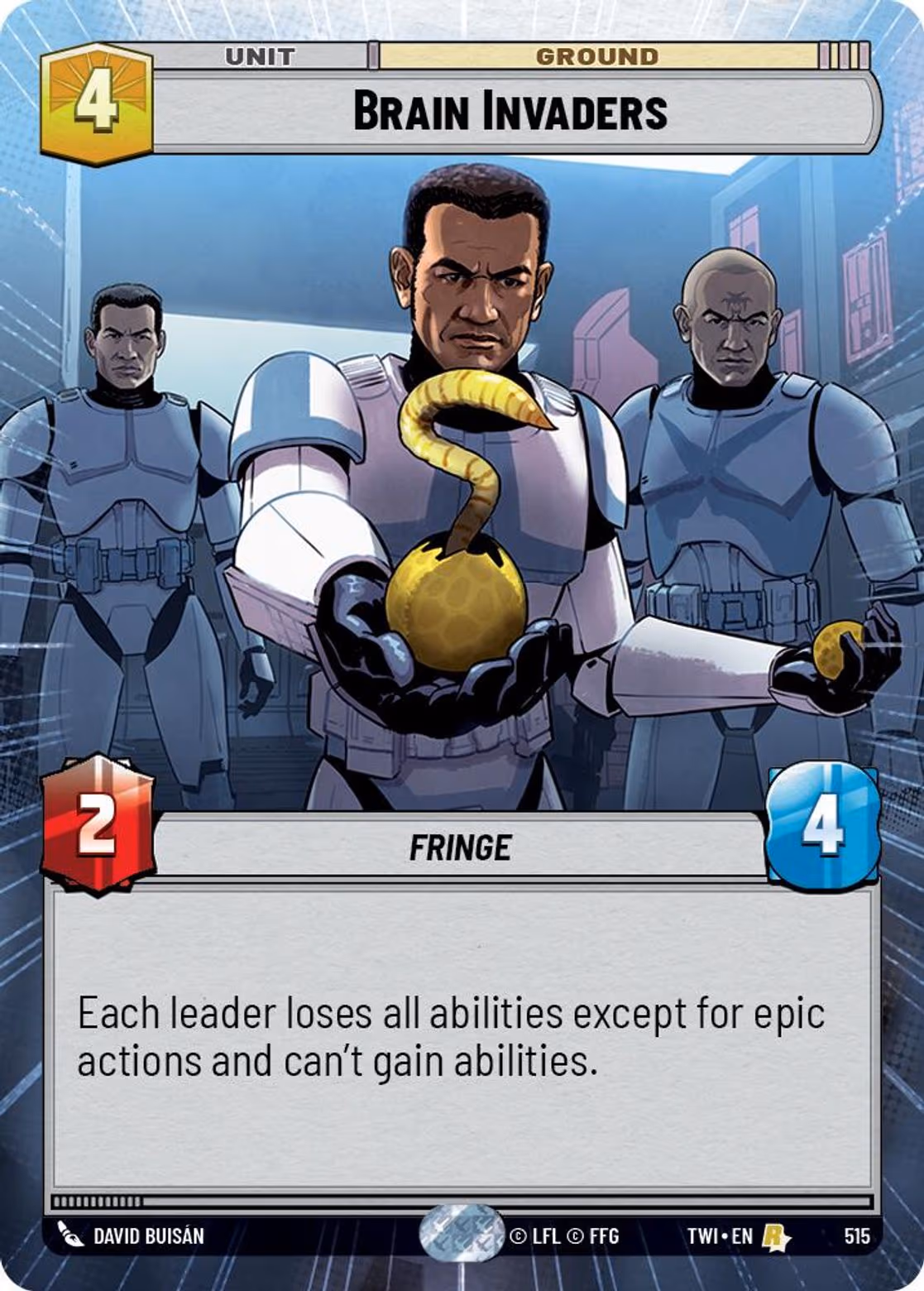 Brain Invaders TWI-515 Hyperspace Star Wars Unlimited card