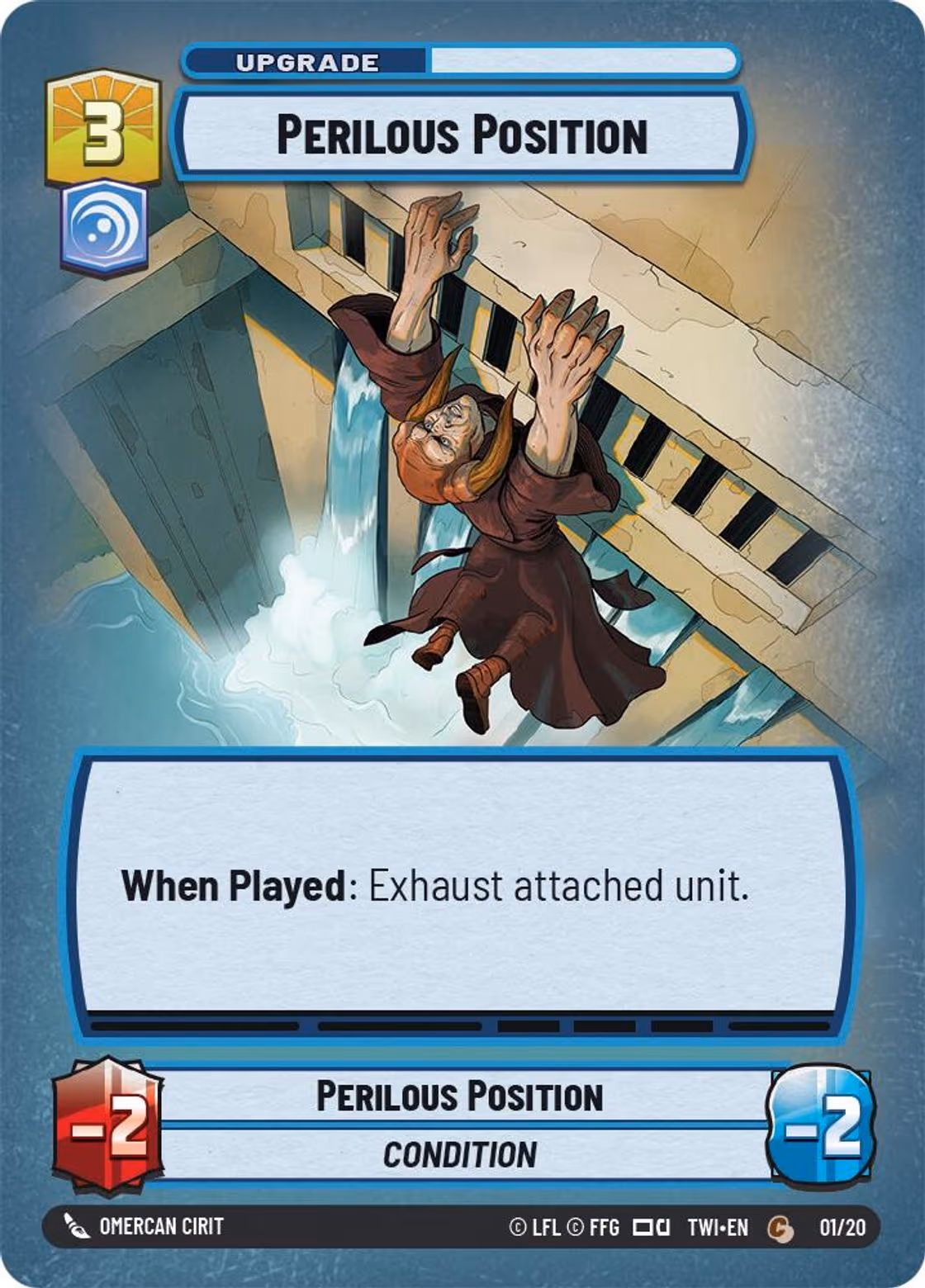 Perilous Position TWIOP-01 Star Wars Unlimited card