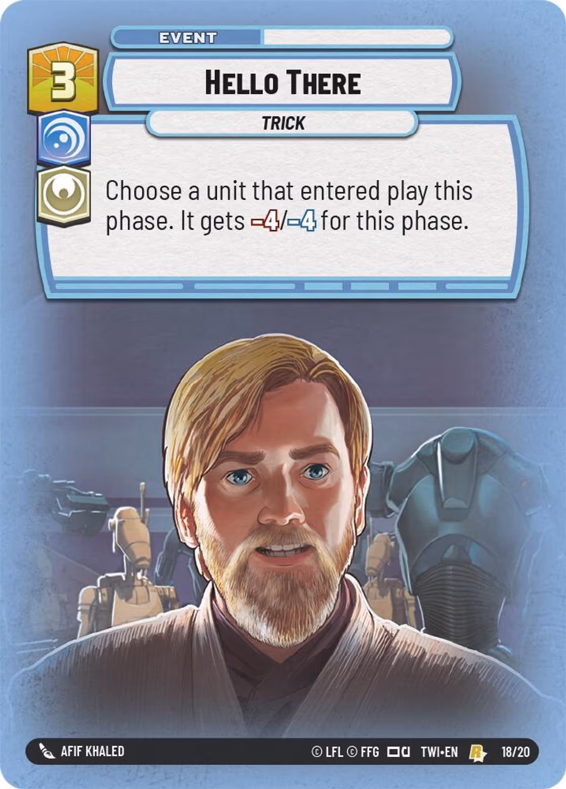 Hello There TWIOP-18 Star Wars Unlimited card