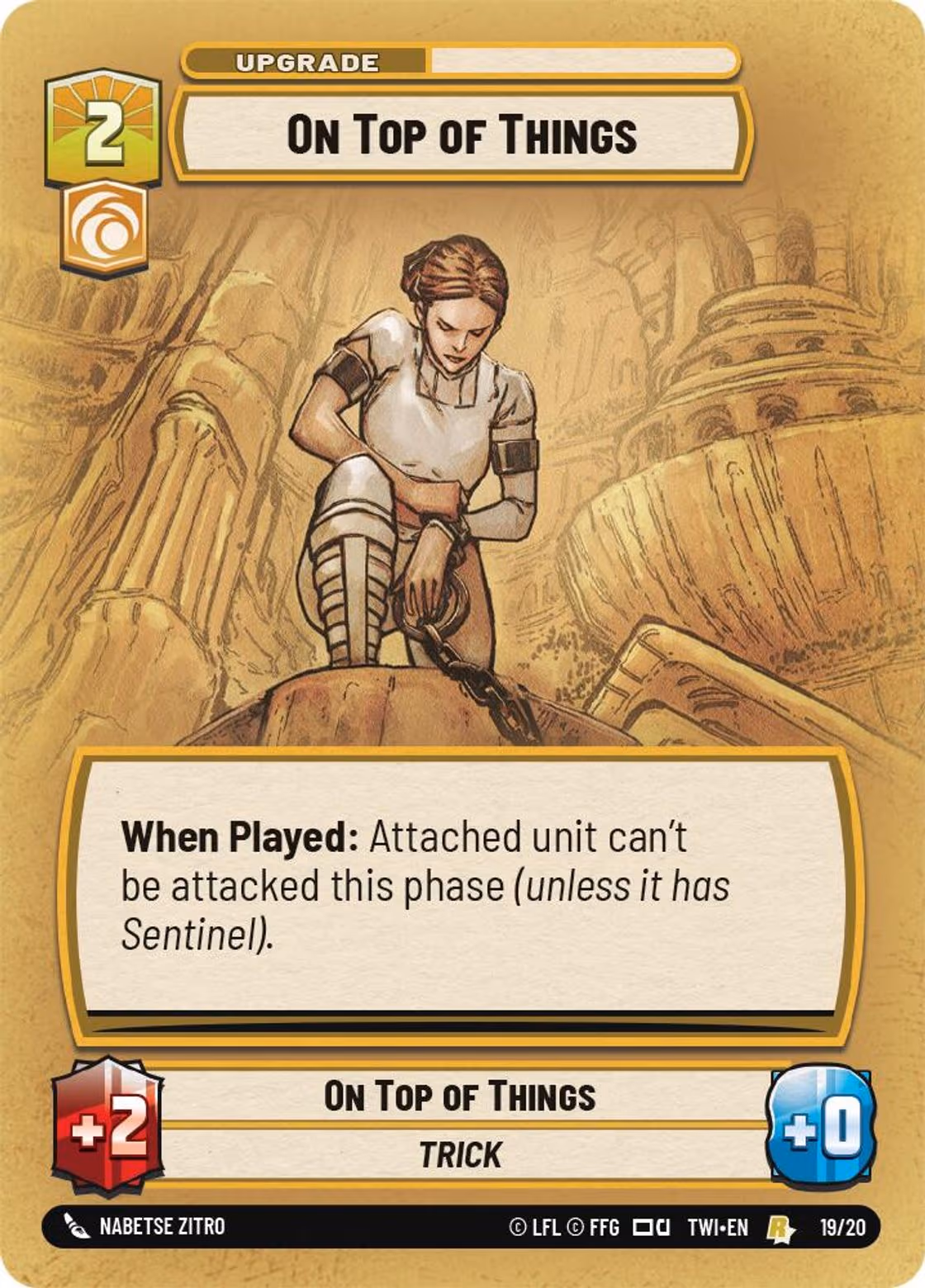 On Top of Things TWIOP-19 Star Wars Unlimited card