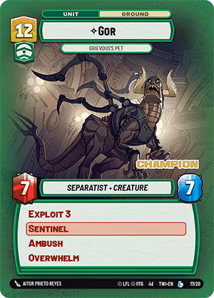 Gor - Grievous's Pet TWISS-2-C Star Wars Unlimited card